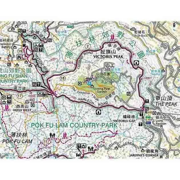 郊區地圖 / 郊遊圖 Countryside Map 1:25,000【必須到店取；Must pick up at our stores】