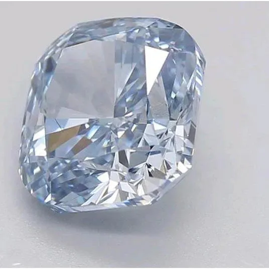 1.7 Ct Cushion Cut Light Blue Loose Sapphire