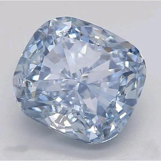 1.7 Ct Cushion Cut Light Blue Loose Sapphire