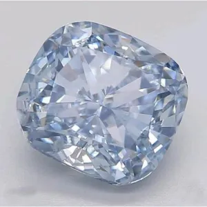1.7 Ct Cushion Cut Light Blue Loose Sapphire