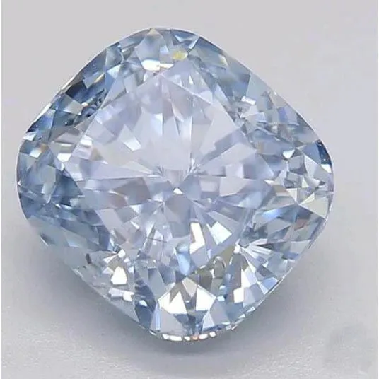 1.7 Ct Cushion Cut Light Blue Loose Sapphire