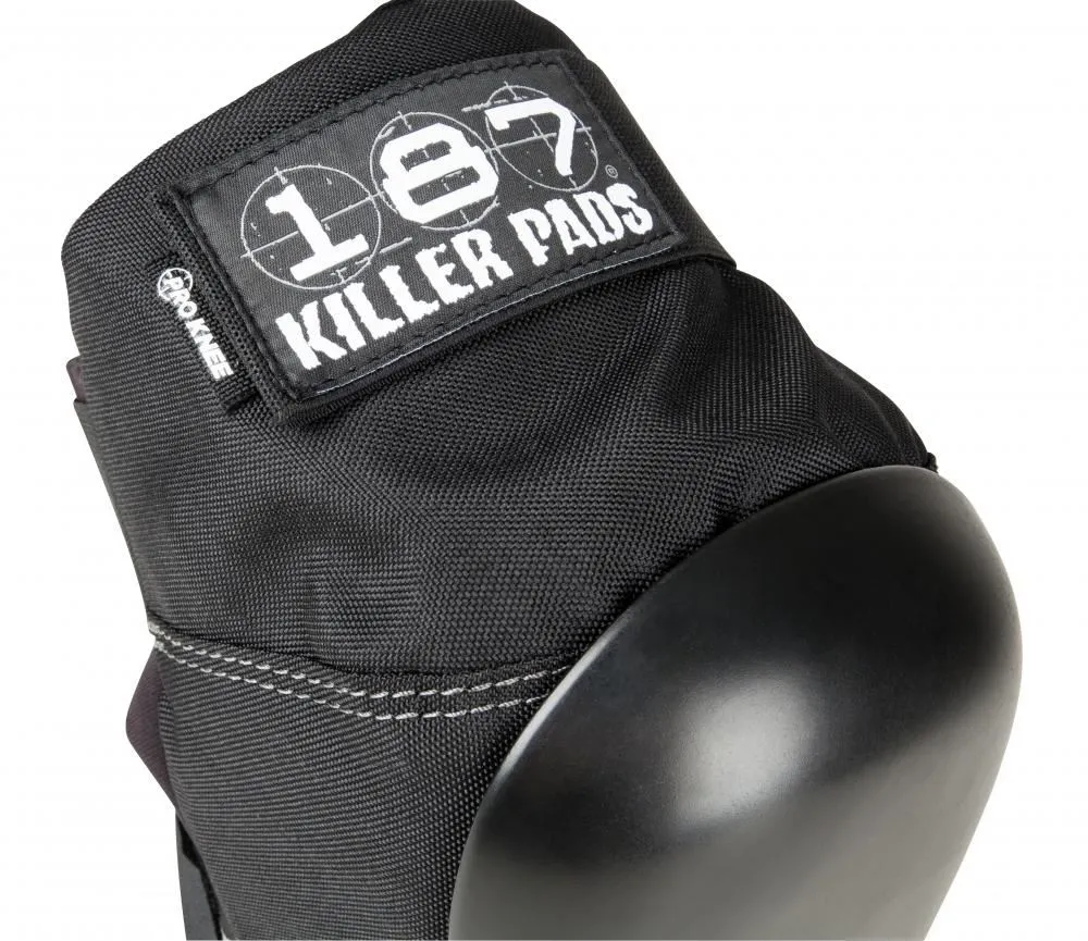 187 Killer Pads Pro Knee - Black / Black