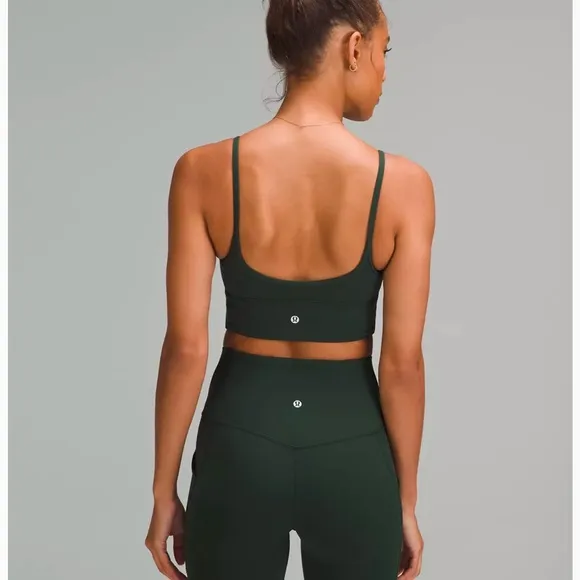 585. Lululemon athletica NWT Align Sweetheart Bra (A/B) Legacy Green size 4 💚