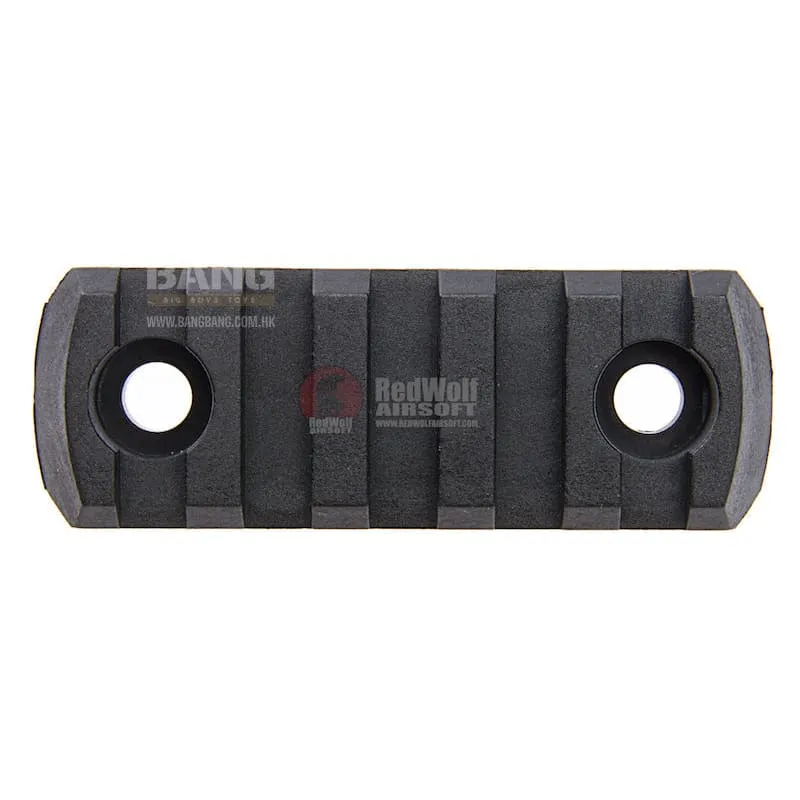 AABB M-LOK Nylon Picatinny Rail Sections 5 Slots - Black
