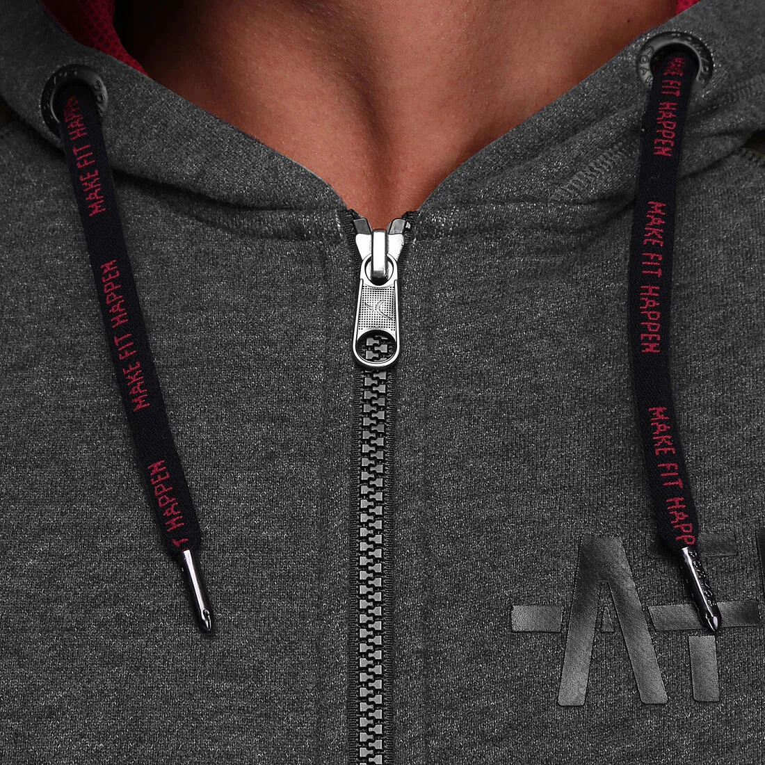 Absorb  Bodybuilding Hooded Jacket - Black/Grey