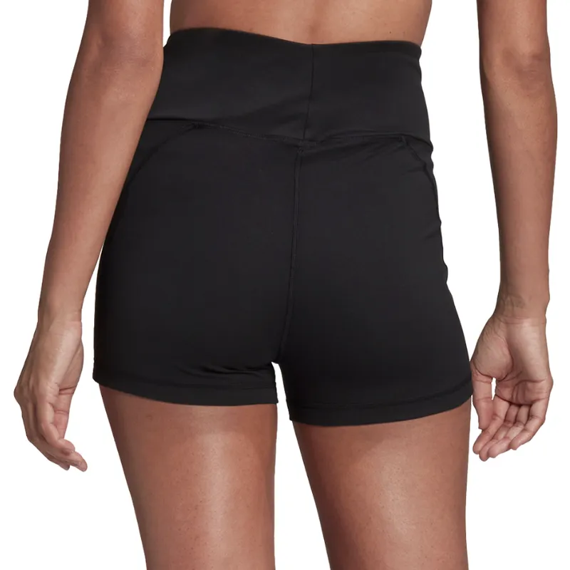 Adidas Black Yoga Essentials High Waisted Short Tight