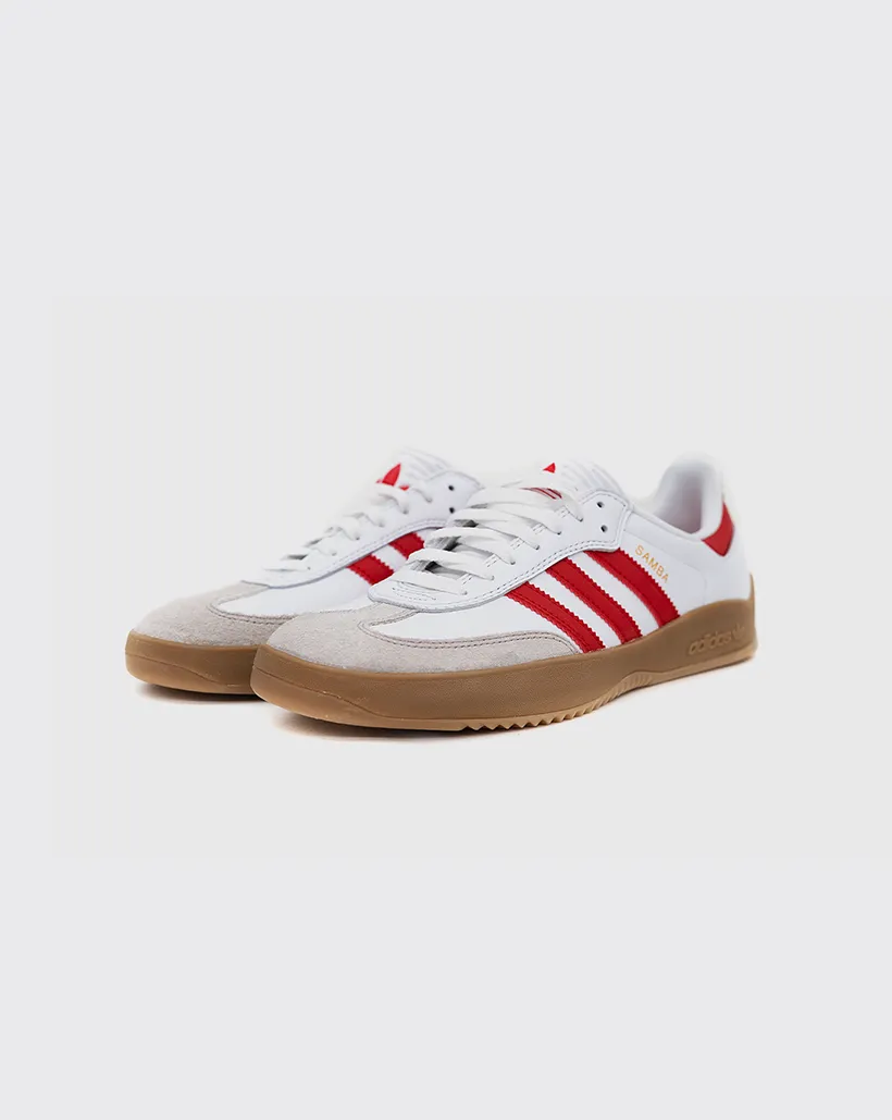 Adidas Puig Samba - White/Scarlet/Gum