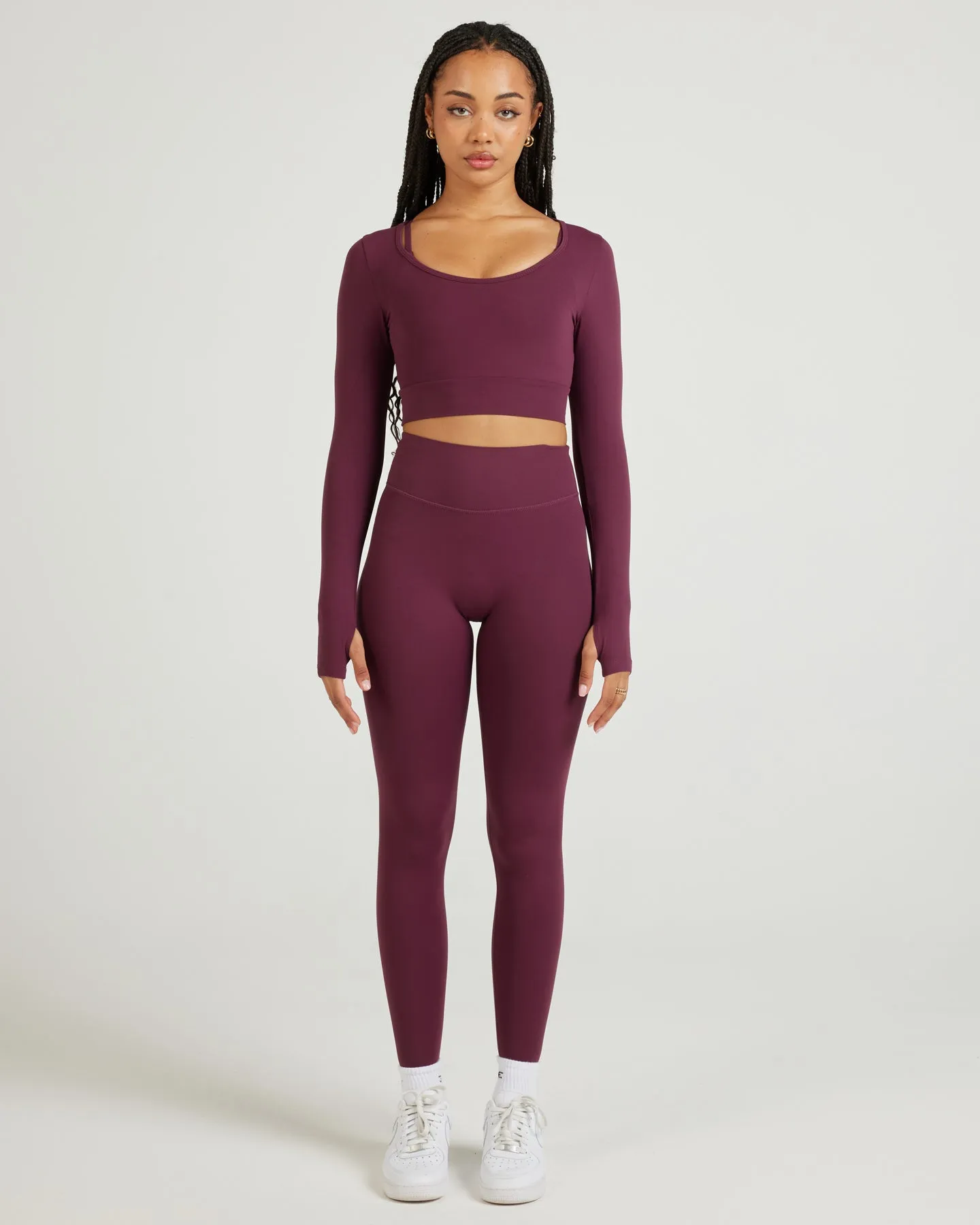 Airey Leggings - Cherry Cola