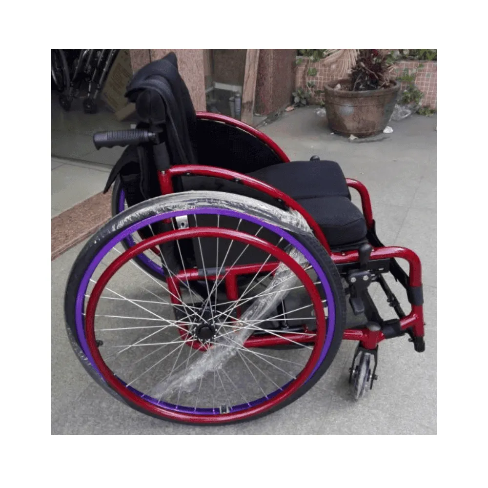 Aluminium Foldable Leisure-Sport Wheelchair Black | Fair