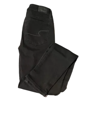 American Eagle Black Super Stretch Super Low Jeggings