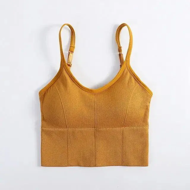 Arabella Stretchy Seamless Padded Sports Bra
