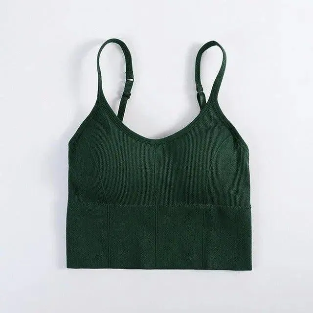 Arabella Stretchy Seamless Padded Sports Bra