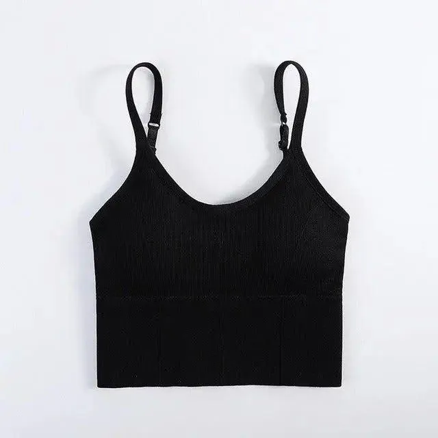 Arabella Stretchy Seamless Padded Sports Bra
