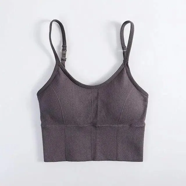 Arabella Stretchy Seamless Padded Sports Bra