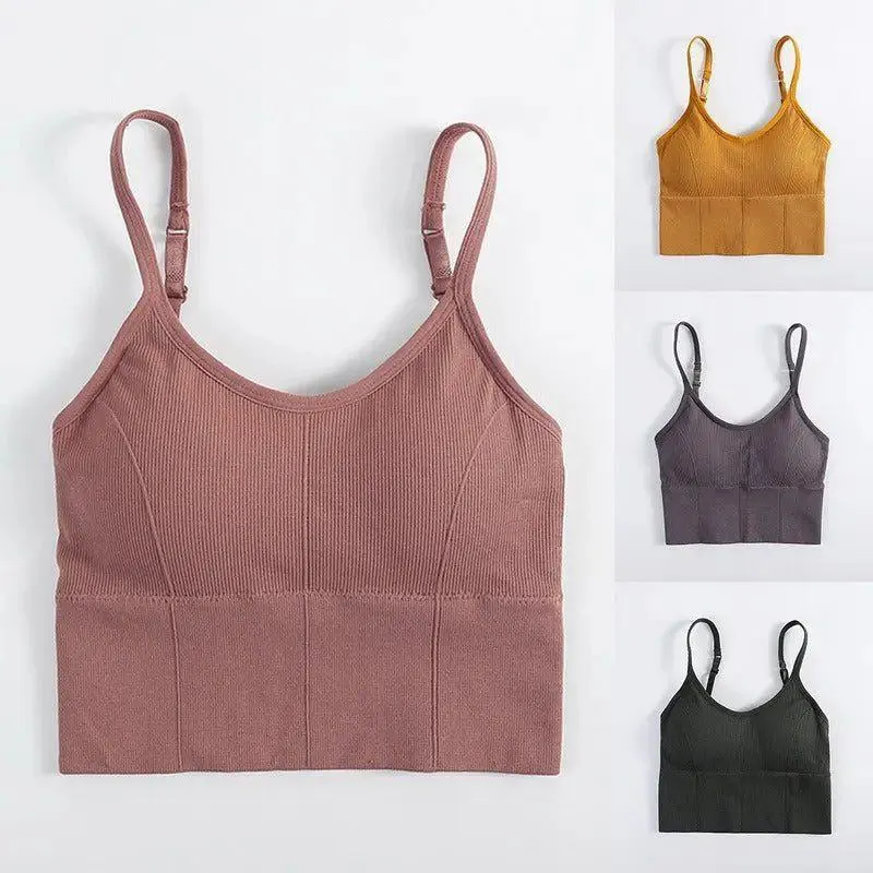 Arabella Stretchy Seamless Padded Sports Bra