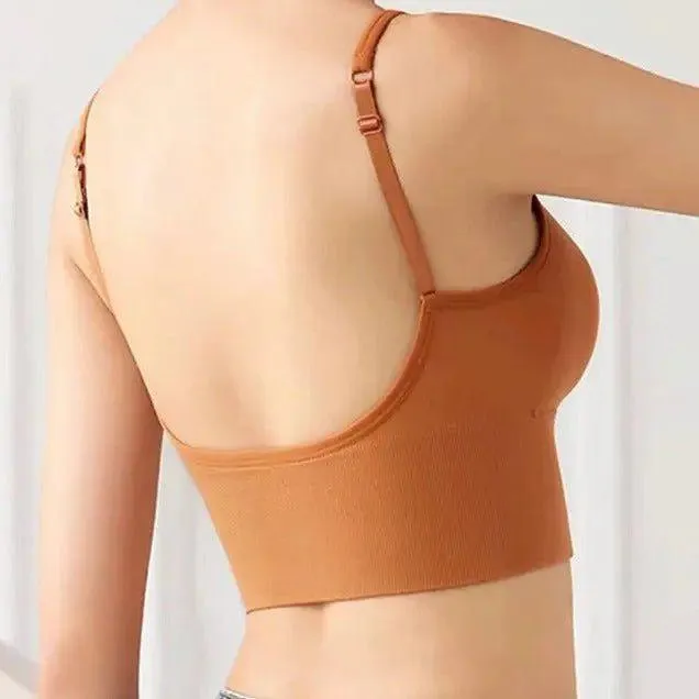 Arabella Stretchy Seamless Padded Sports Bra