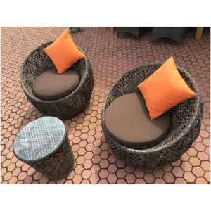 Balcony Wicker Cocktail Set