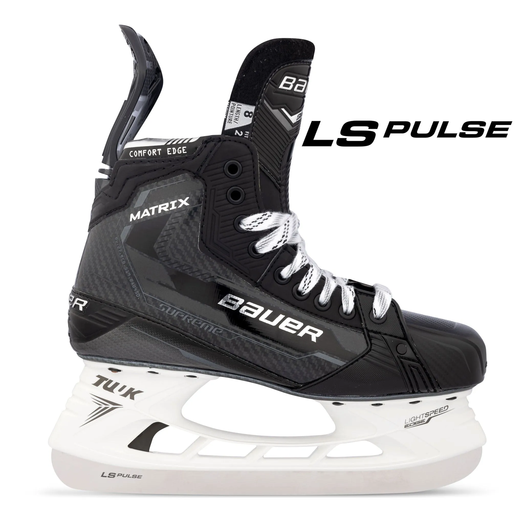 Bauer Supreme Matrix Senior Hockey Skates (2022) w/ Pulse Steel