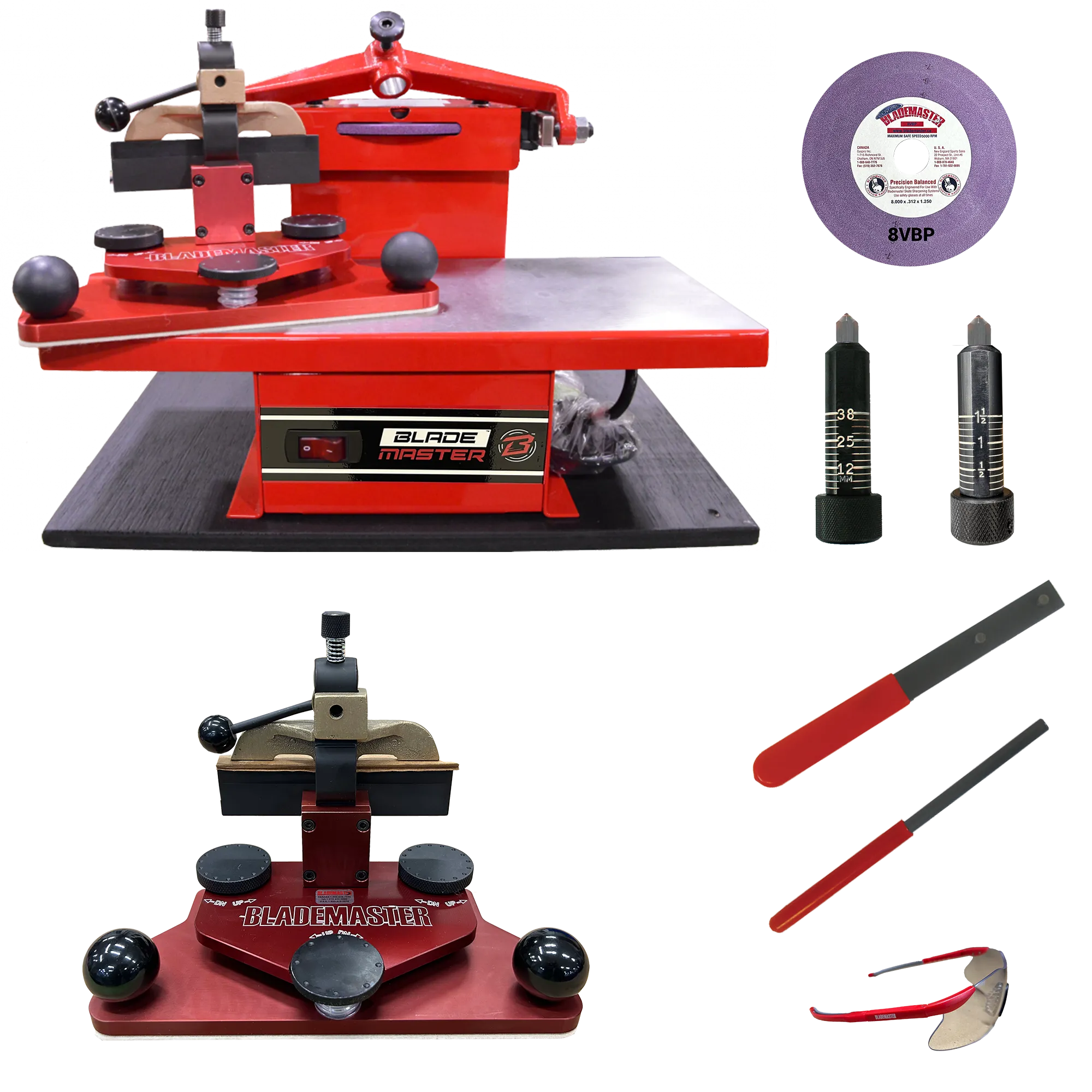 BENCH SKATE SHARPENER BUNDLE WITH SH6000 SKATE HOLDER (SPB950)