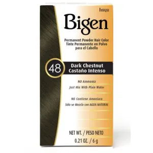 Bigen© Permanent Powder Hair Color 48 Dark Chestnut