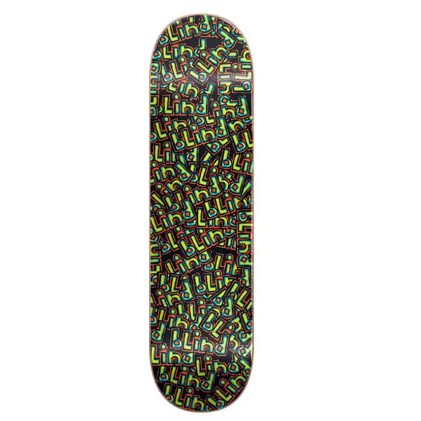 Blind OG Wallpaper Black 8" Tabla de Skate