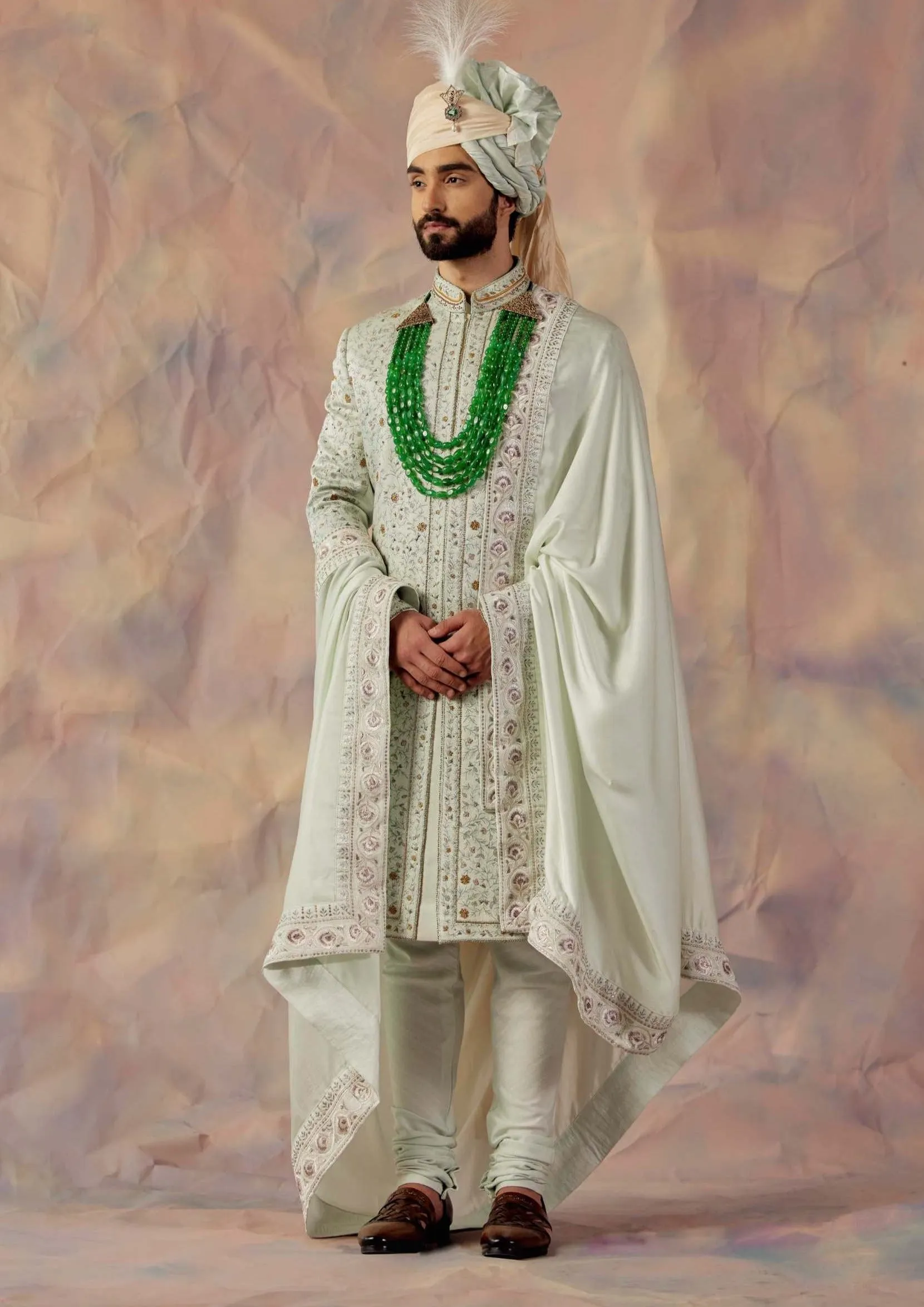 Blue Momentum Sherwani Set