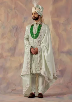 Blue Momentum Sherwani Set