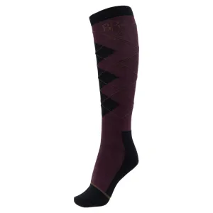 BR Bing Blackberry riding socks