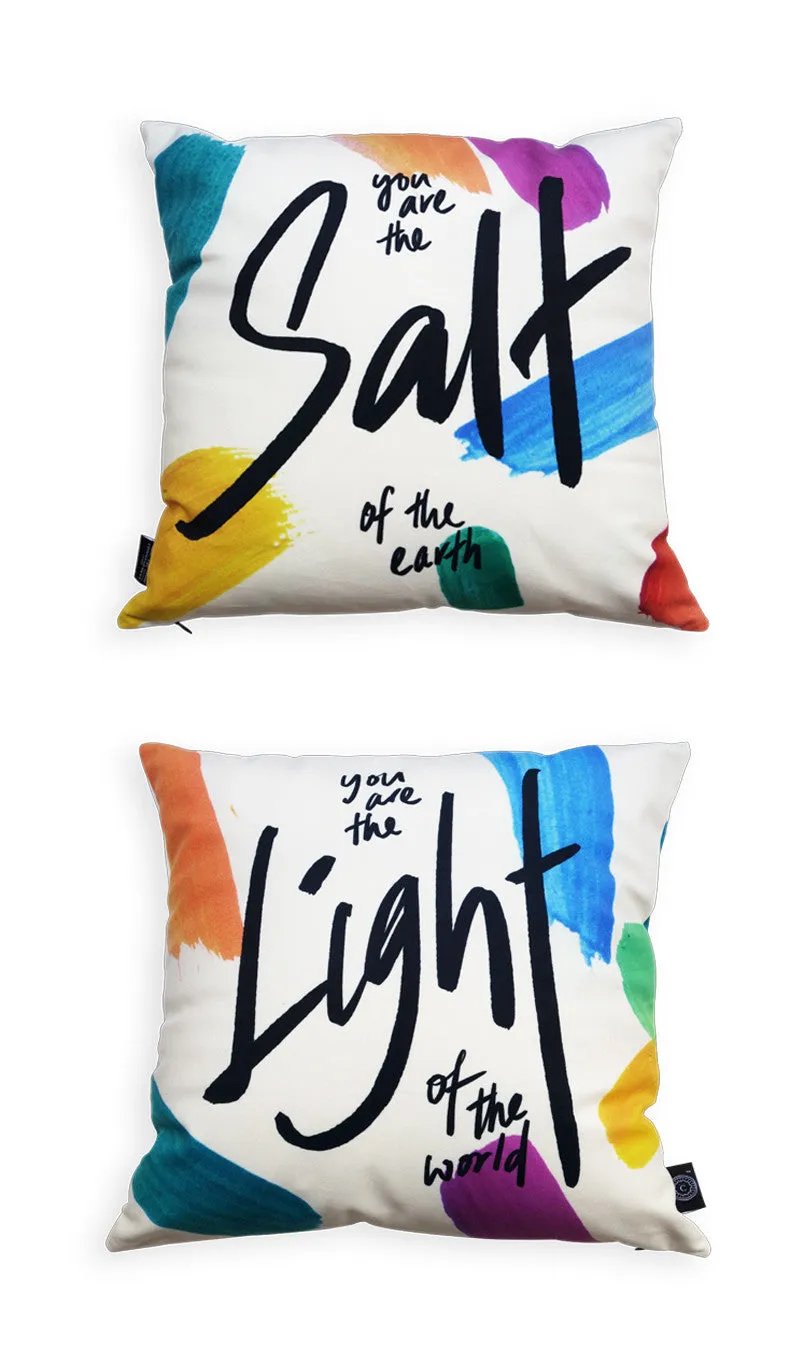 Brush - Salt and Light of the World {Cushion Cover}