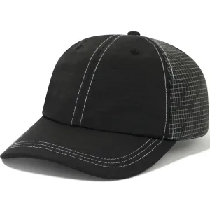 Butter Goods Nylon Ripstop 6 Panel Cap Black