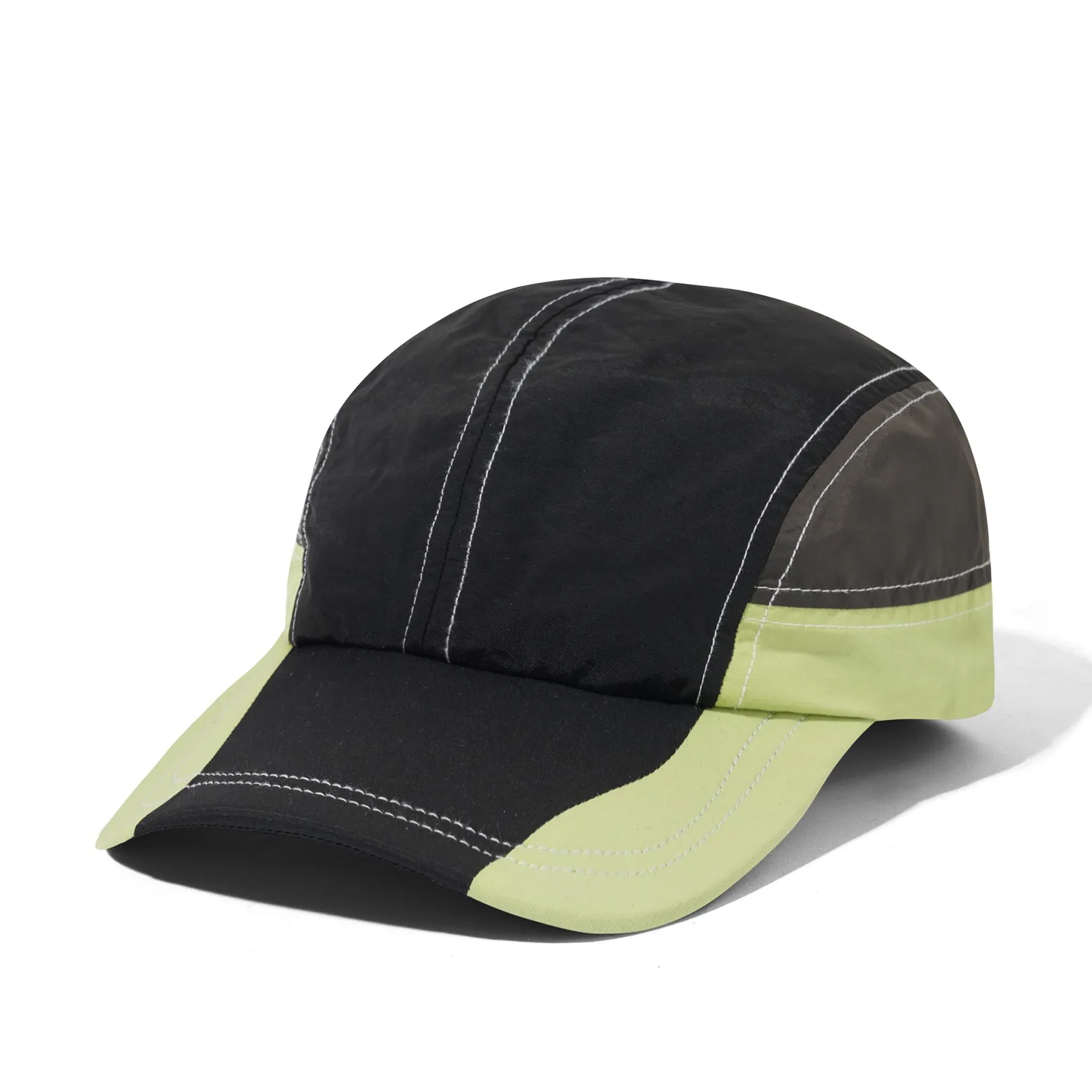 Butter Goods Stream 4 Panel Cap Black/Pistachio