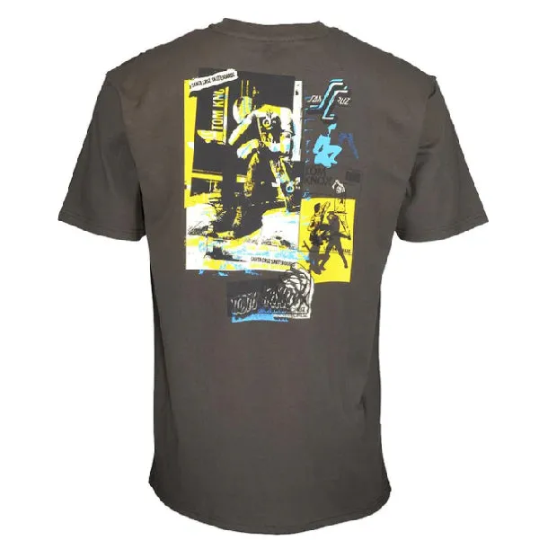 Camiseta Santa Cruz Knox Archive Washed Black