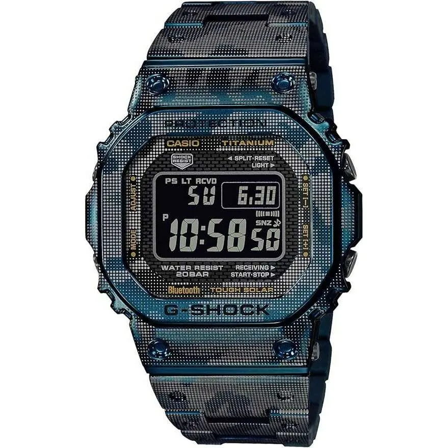CASIO G-SHOCK BLUETOOTH RADIO SOLAR CAMOUFLAGE DIGITAL MEN WATCH GMW-B5000TCF-2JR