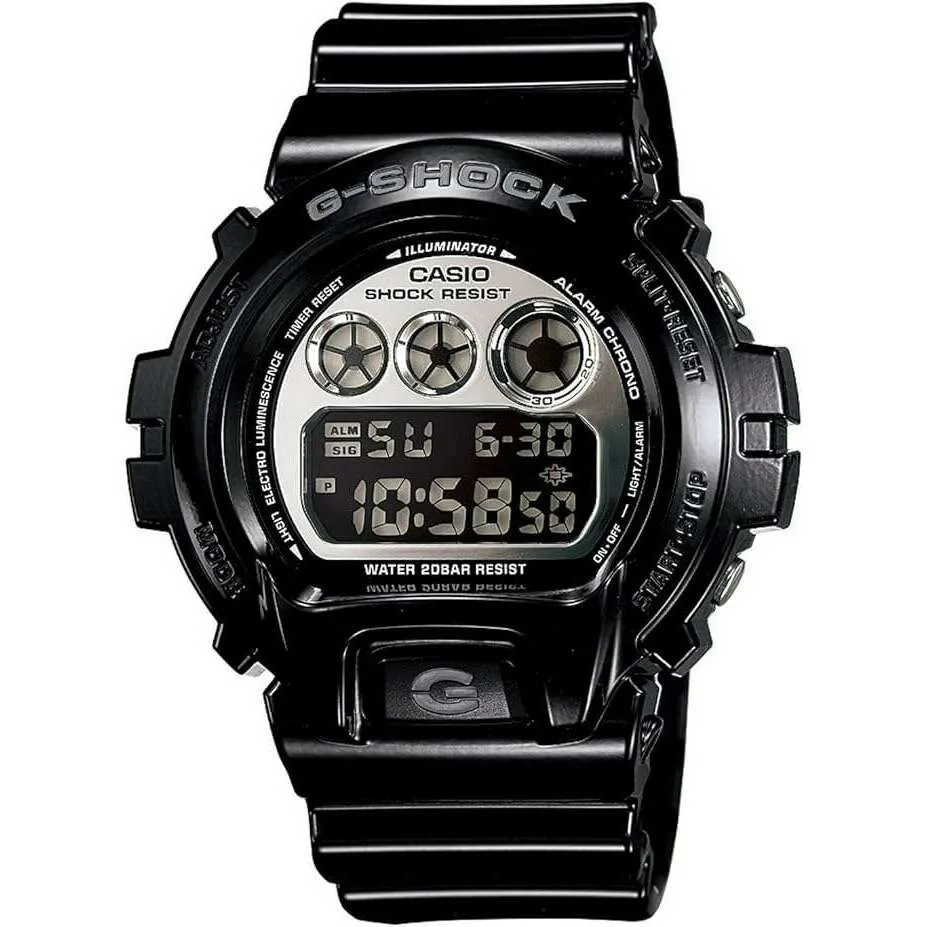CASIO G-SHOCK DAY-DATE BLACK DIGITAL MEN WATCH DW-6900NB-1JF