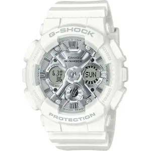 CASIO G-SHOCK DAY-DATE WHITE ANALOG DIGITAL LADIES WATCH GMA-S120VA-7AJF