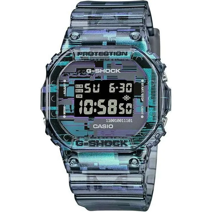 CASIO G-SHOCK DIGITAL GLITCH DESIGN MULTICOLORED MEN WATCH DW-5600NN-1JF
