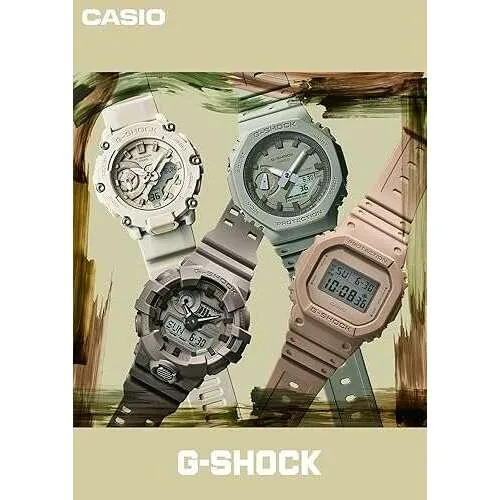 CASIO G-SHOCK NATURAL COLOR SERIES DAY-DATE BROWN RESIN MEN WATCH GA-700NC-5AJF