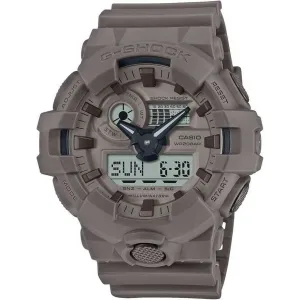 CASIO G-SHOCK NATURAL COLOR SERIES DAY-DATE BROWN RESIN MEN WATCH GA-700NC-5AJF