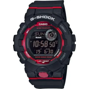 CASIO G-SHOCK PEDOMETER BLUETOOTH DIGITAL DIAL BLACK & RED MEN WATCH GBD-800-1JF