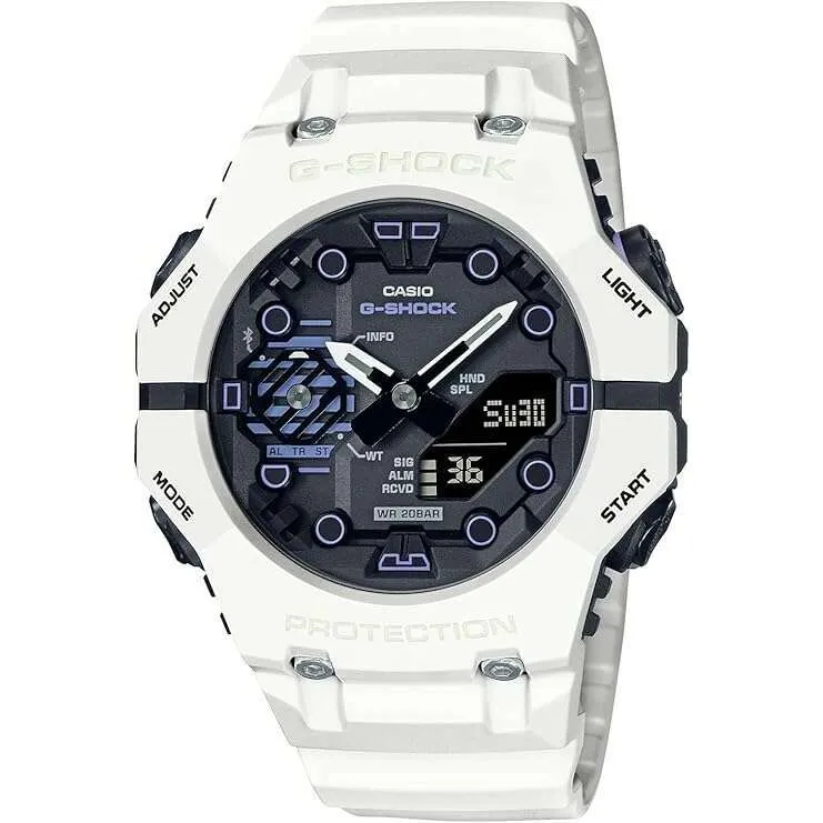 CASIO G-SHOCK SCI-FI WORLD SERIES BLUETOOTH ANALOG DIGITAL WHITE MEN WATCH GA-B001SF-7AJF