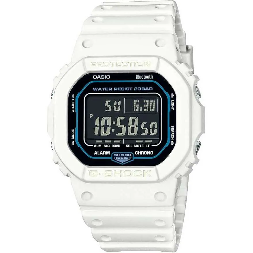 CASIO G-SHOCK SCI-FI WORLD SERIES BLUETOOTH DIGITAL DIAL WHITE MEN WATCH DW-B5600SF-7JF