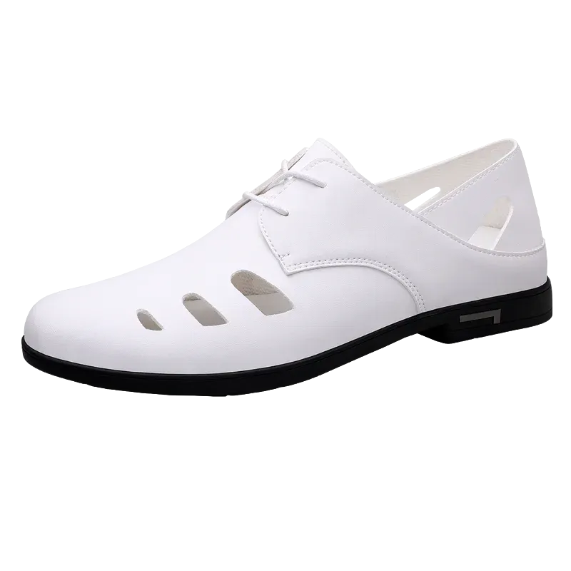 Casual Leather Shoes Men Loafers Fashion Casual Men Shoes Comfort Driving Shoes Men Flats Moccasins Footwear Breathable openwork