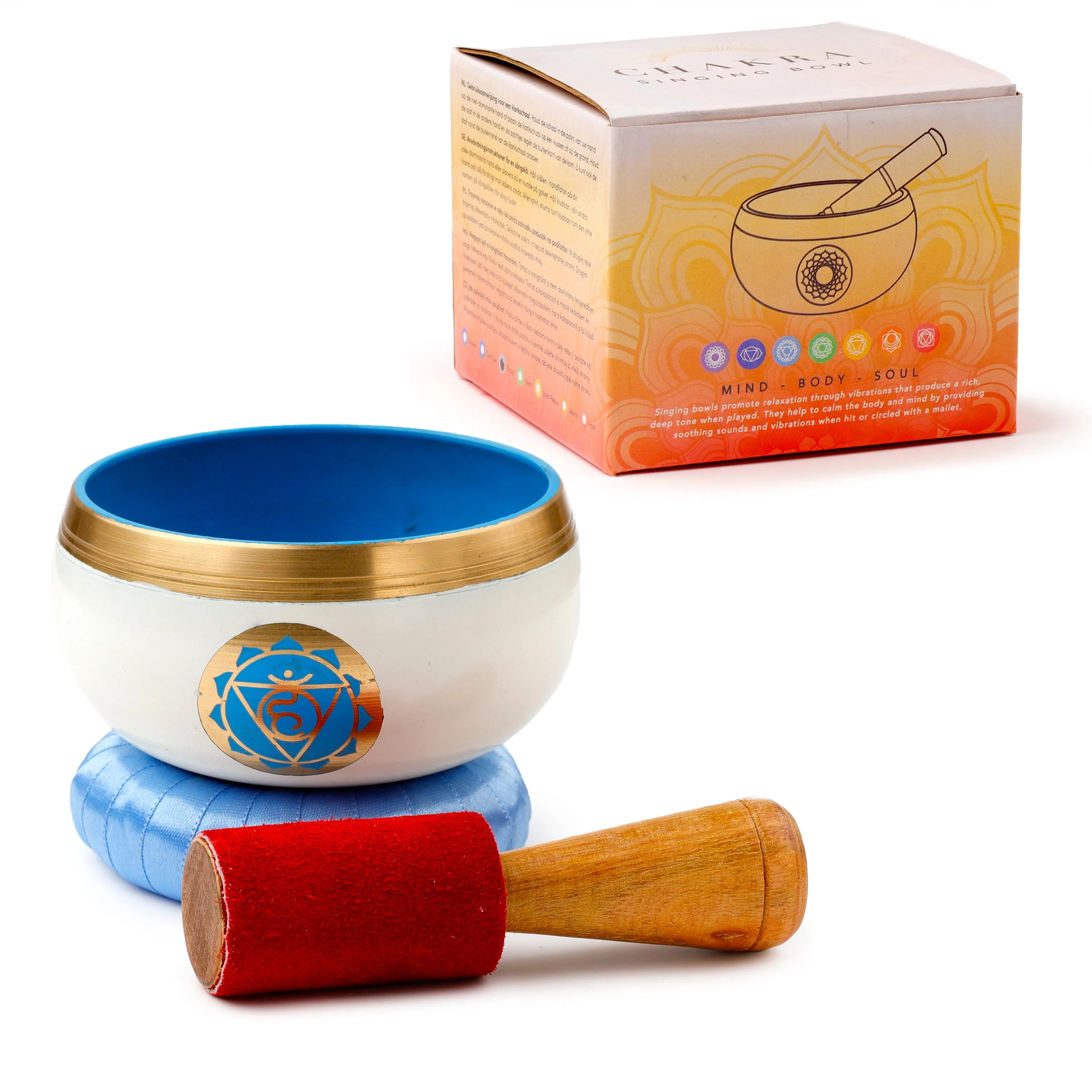 Chakra Singing Bowl - Light Blue