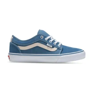 Chukka Low Sidestripe - Cream/Light Navy