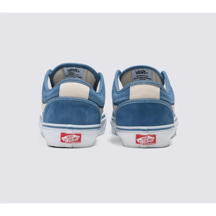 Chukka Low Sidestripe - Cream/Light Navy