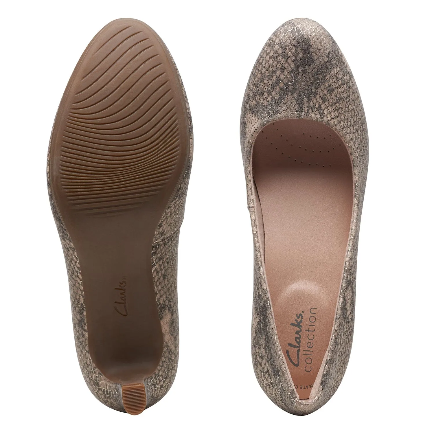 Clarks Ambyr Joy Shoes (Wide Fit)