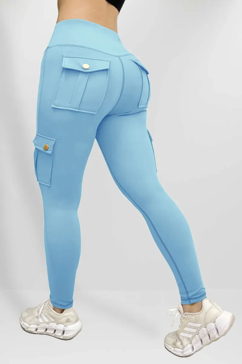 Classics Agave - Women's Pocket Sexy Stretch Leggings Fitness Track Pants - 2024 New Year Sale Off 80%