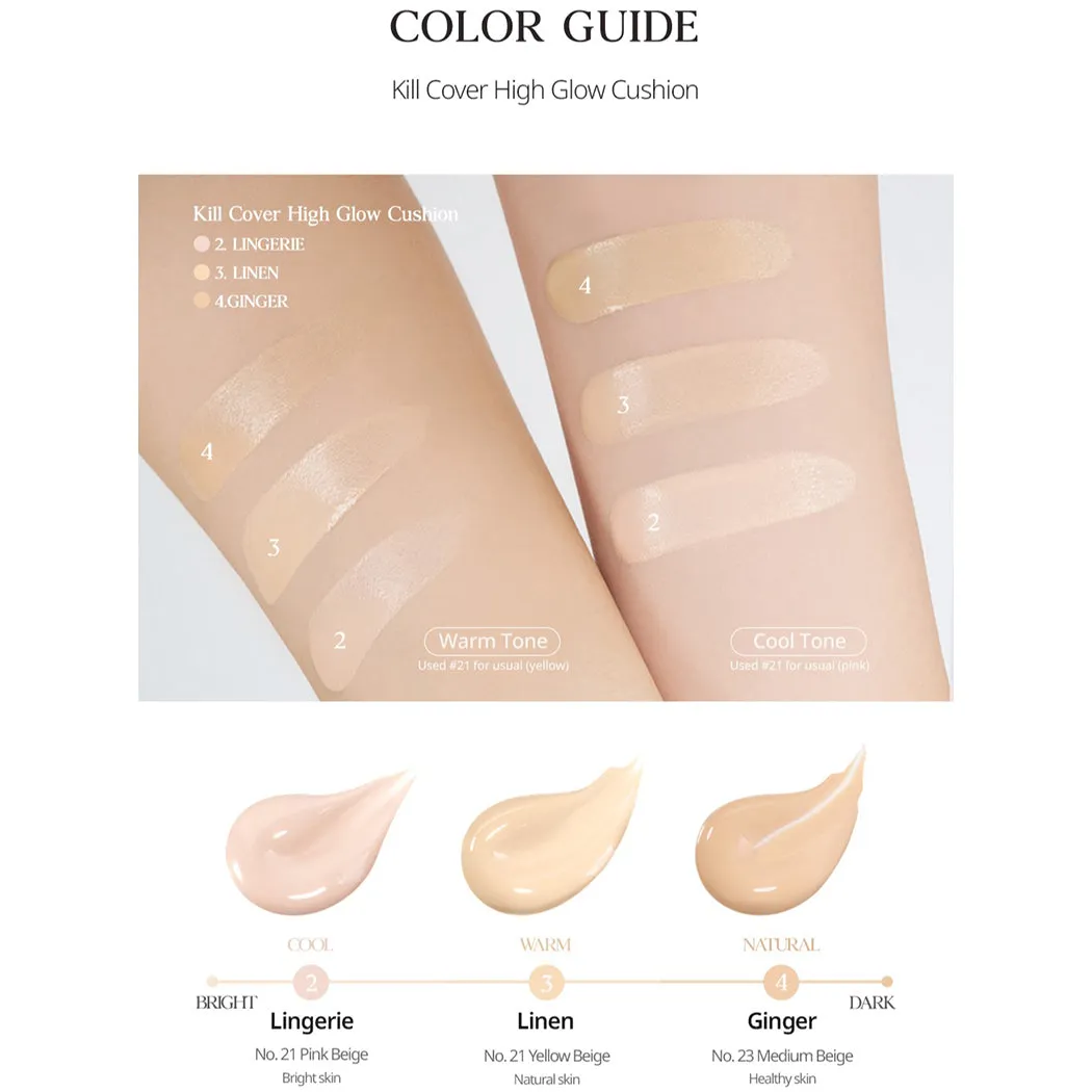 CLIO Kill Cover High Glow Cushion Set ( Refill)