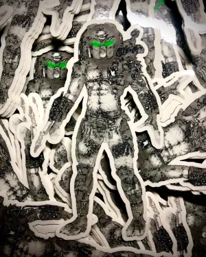Cloaked Predator Sticker