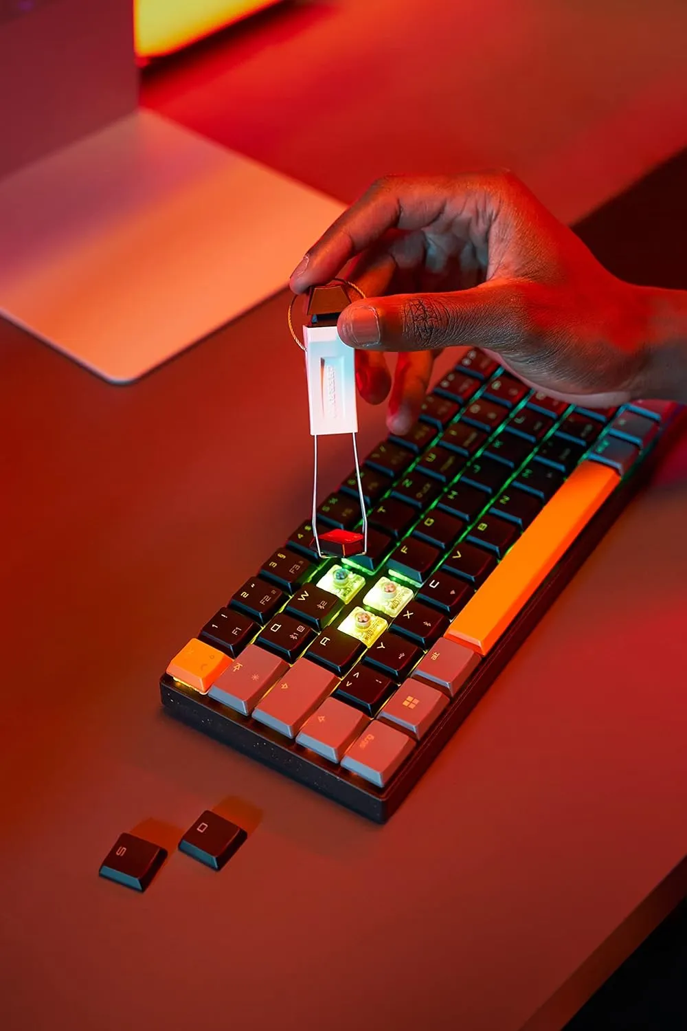 Compact Wireless Gaming Keyboard RGB MX Speed Switches
